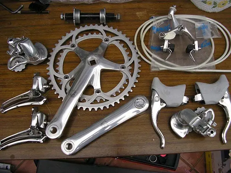 Pédalier Campagnolo Athena Vintage – 170mm – Fabriqué En Italie – Vélo Course