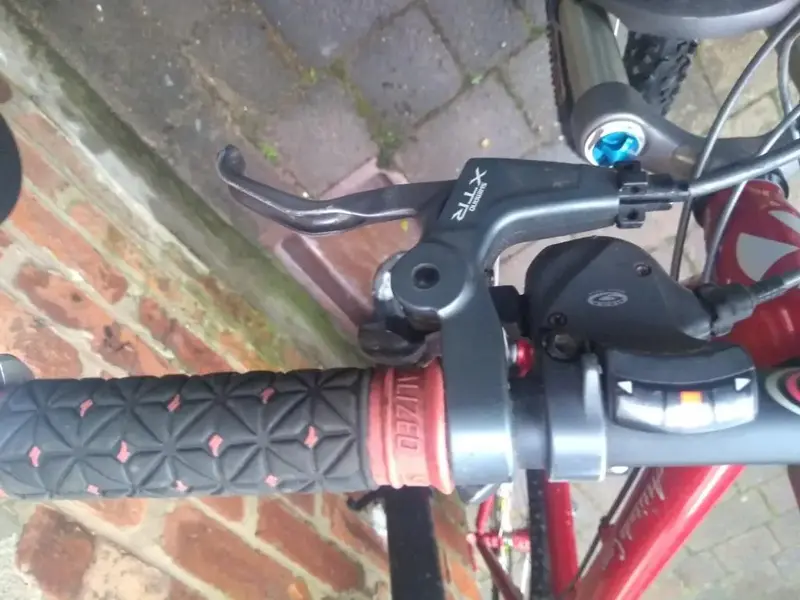 Brake level and gear shifter left.webp
