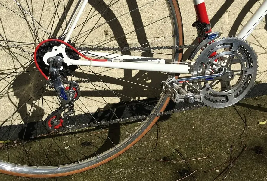 Claud Butler '61 Super Courier chain set detail.webp