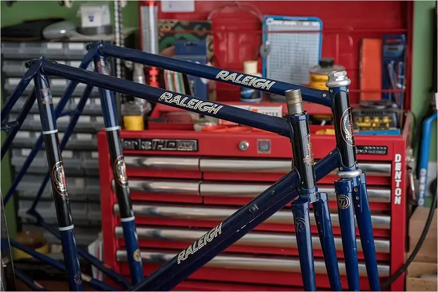 My TI-Raleigh SBDU SB3235 Reynolds 753 1979 and SH377T Side by Side.webp