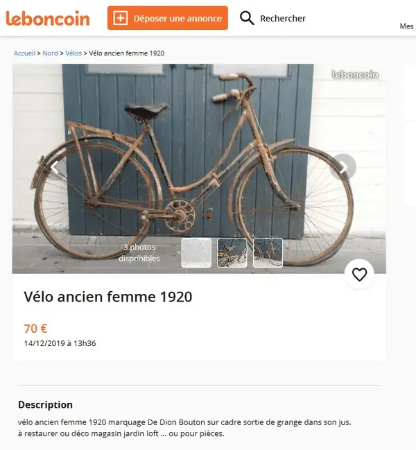 Vélo ancien femme 1920.webp