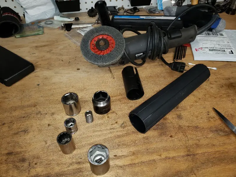 1Home made flat sockets and seal drivers.webp