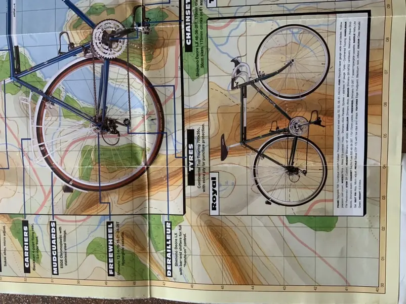 Raleigh randonneur, royal and touriste 