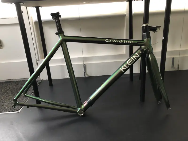 KLEIN Quantum Pro 55 cm Road Frameset Jade Chameleon MC3