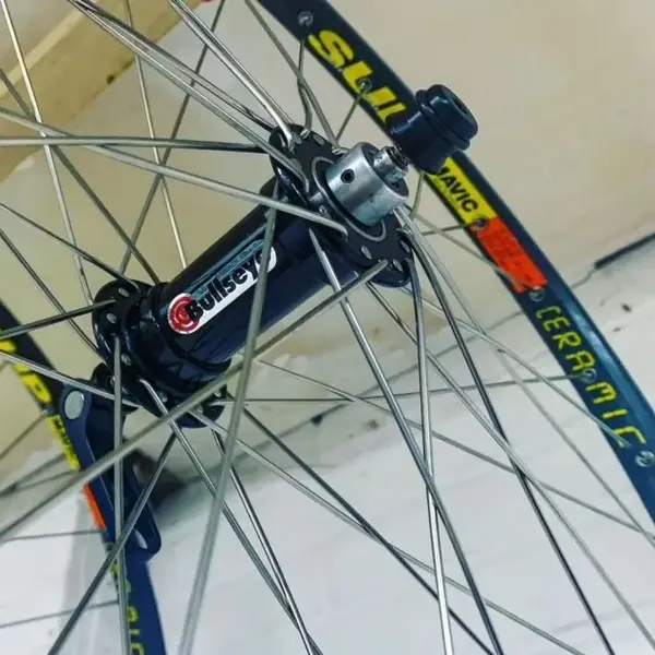 Bullseye and Mavic front wheel.webp