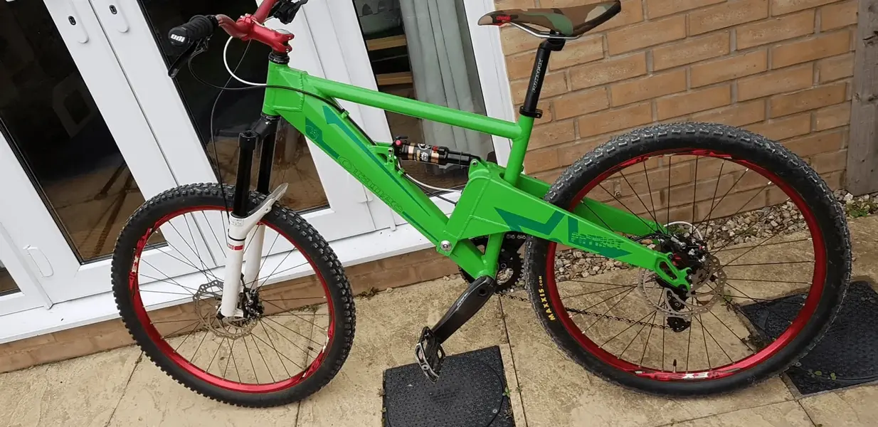 Orange patriot mountain bike best sale
