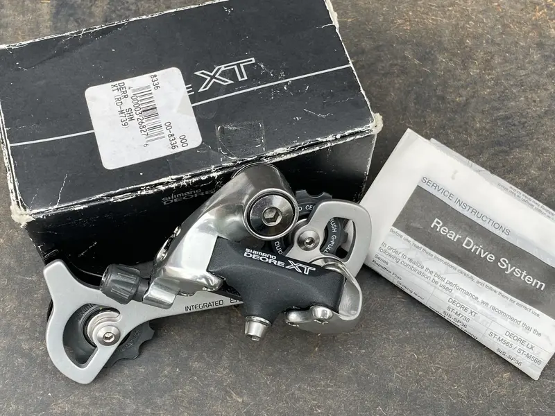 Sold - NOS Shimano Deore XT RD-M739 rear derailleur NIB
