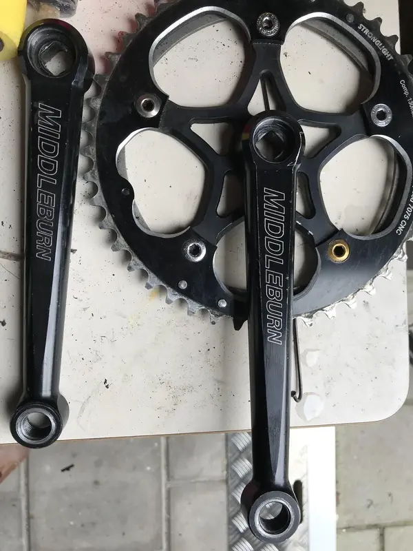 Pédalier Middleburn RS1 Rhino – Biellettes VTT Triple, 175mm, Vert, Occasion