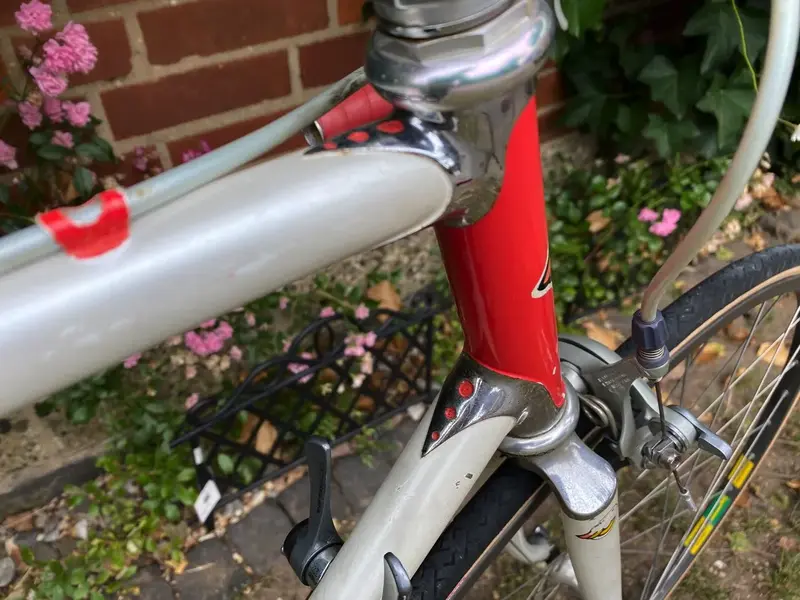 1980 Cinelli Supercorsa build pearl white laser blue restoration project Falko Schloetel Germa...jpg