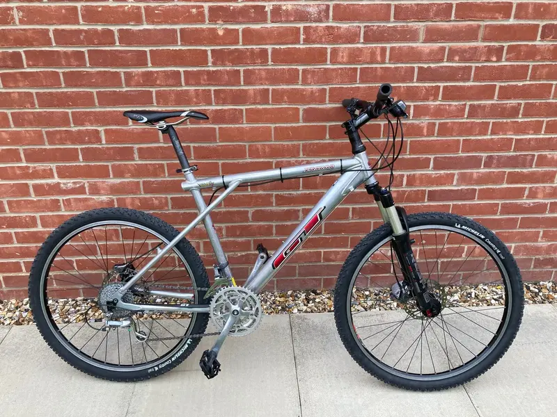 Sold 97 GT Zaskar polished aluminium 18 frame Retrobike