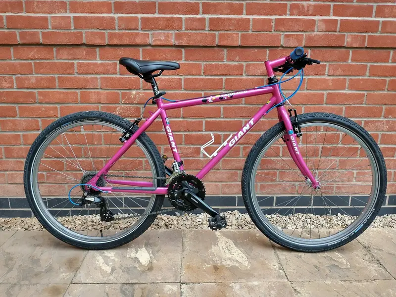 Pink giant bike sale