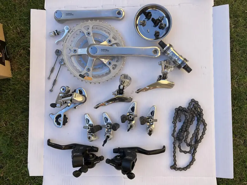 Sold Shimano DX groupset and wheel set Retrobike