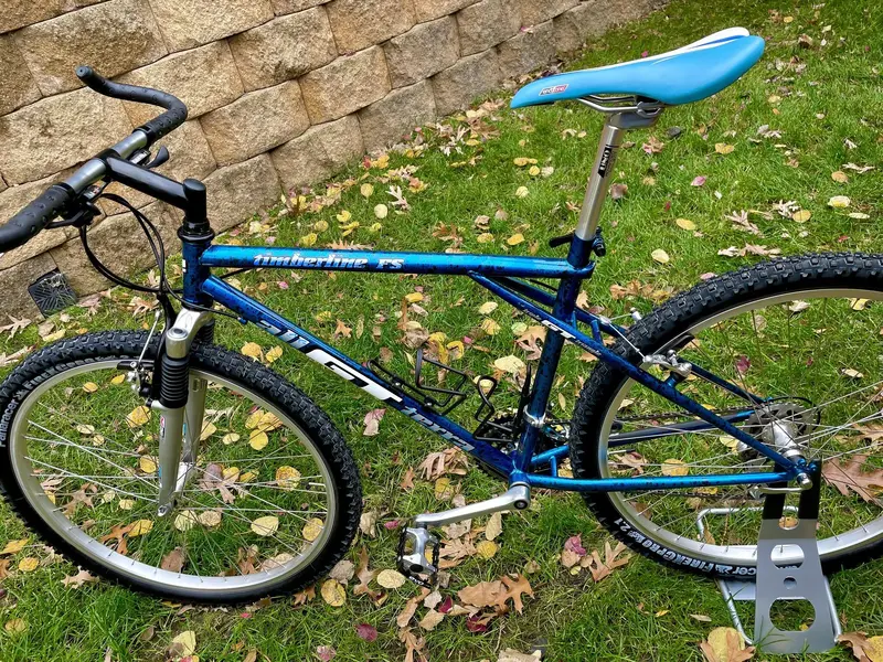 My first GT triple triangle 1994 Timberline fs Retrobike