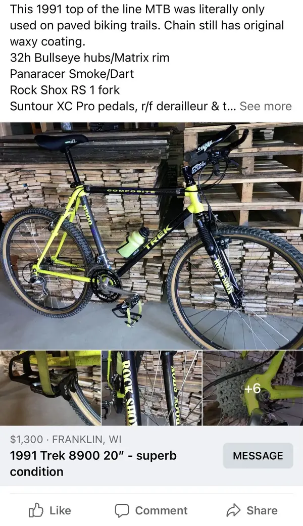 Trek 1300 mountain bike hotsell