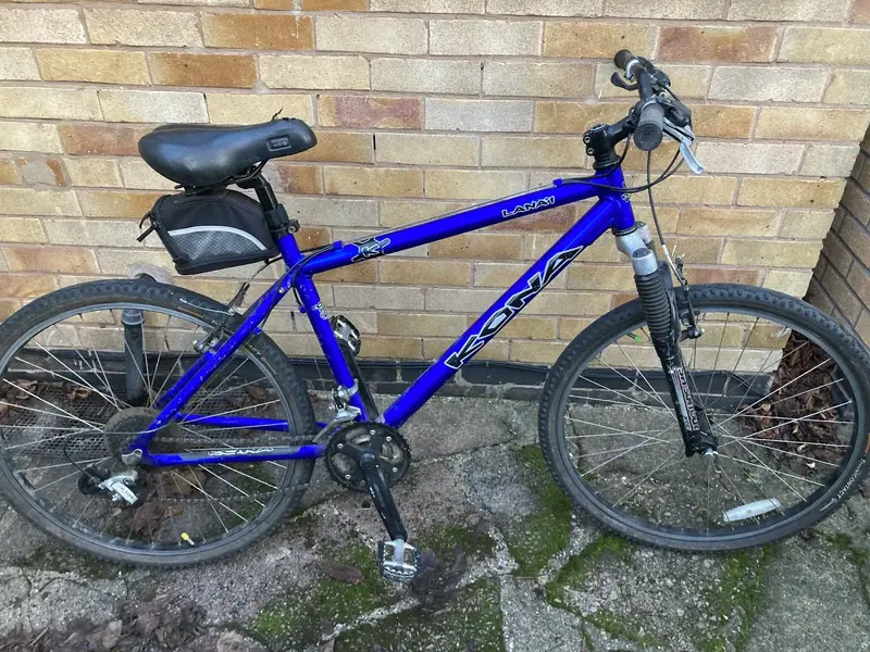 Sold KONA LANA I MOUNTAIN BIKE BLUE 2005 17 INCH LEICESTER COLLECTION Retrobike