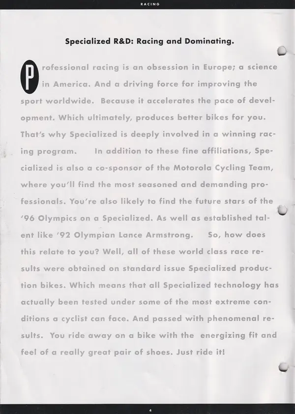 Catalogue 1993 Specialized Bicycles Retrobike