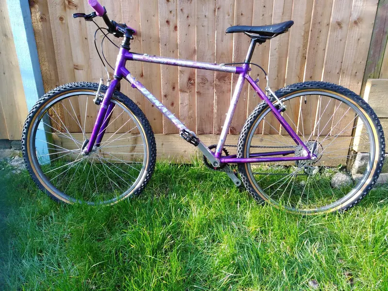 Withdrawn 1992 Raleigh Dynatech Ogre Titanium 17 Now Breaking. Wolber AT20 Wheels Etc. Retrobike