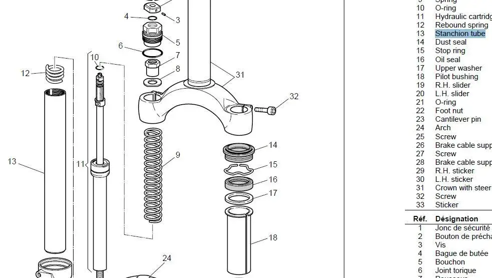 Bomber Z1 BAM Stanchion Tube 13.webp