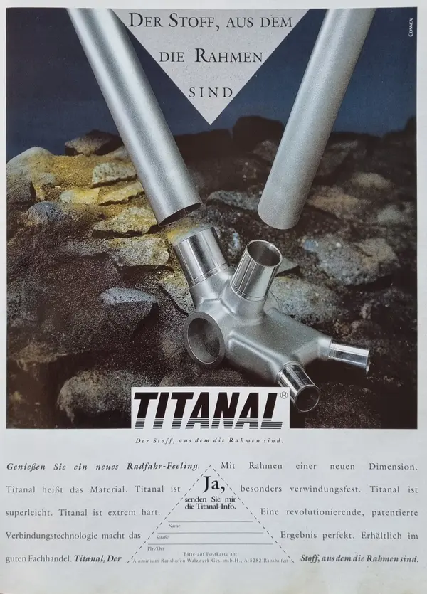 Titanal Ad aus Bike 4 1992.webp