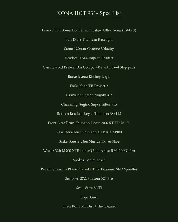 Kona Hot 93_Spec List.webp