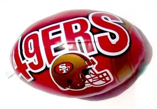 San Francisco 49ers Vinyl Football.webp