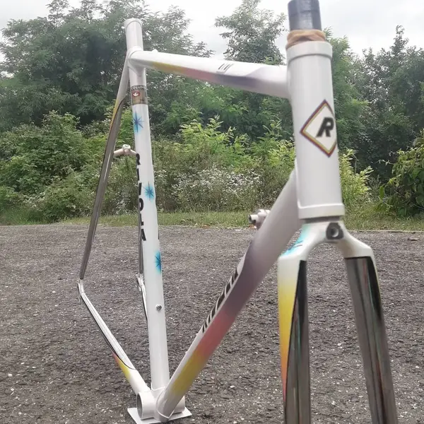 Gianni Rivola pursuit crono TT (700-650c) × Columbus Multishape verniciatura livrea Mario Mar...webp