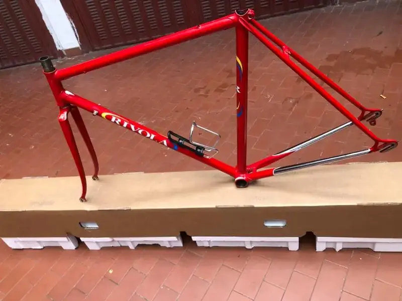 Rivola 110 telaio rosso repaint renewd bake cable guiding tobe tube aero  (2).webp