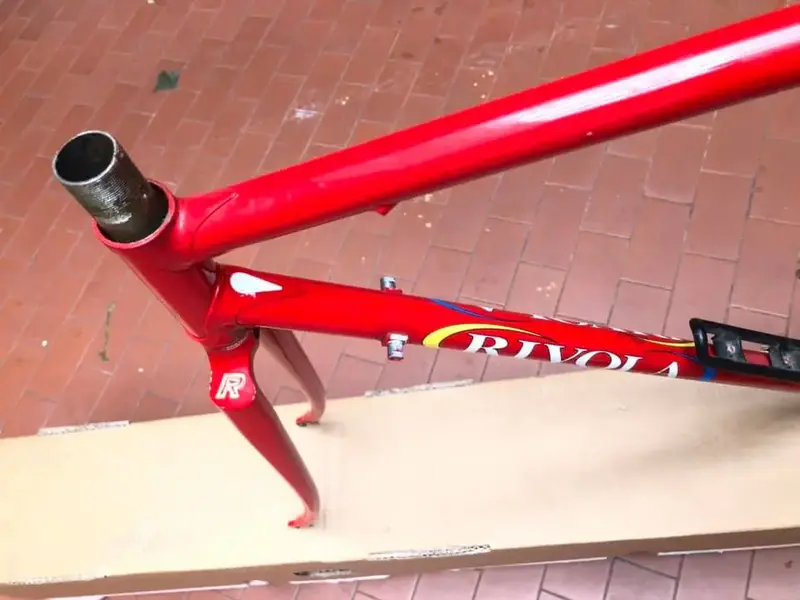 Rivola 110 telaio rosso repaint renewd bake cable guiding tobe tube aero  (3).webp