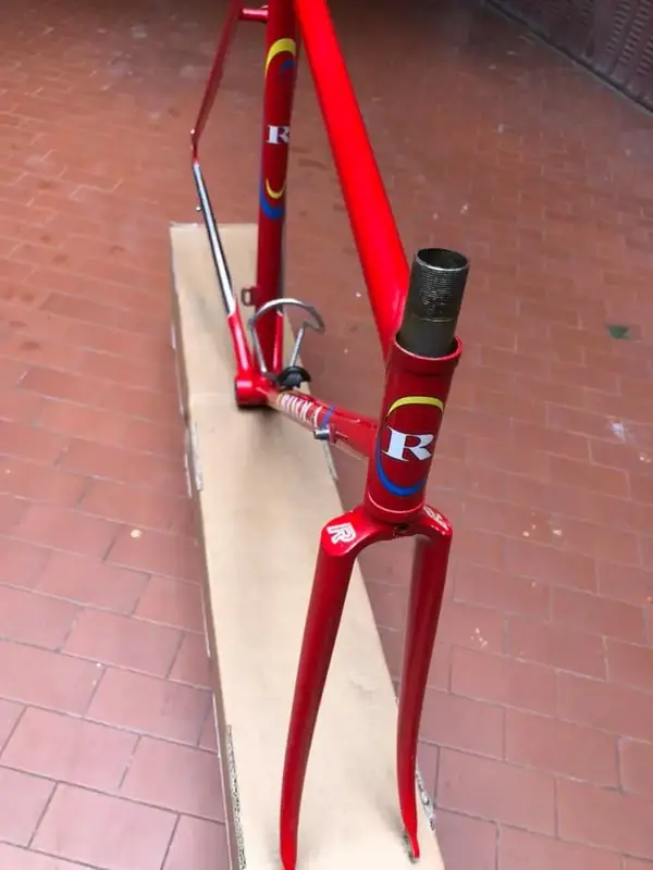 Rivola 110 telaio rosso repaint renewd bake cable guiding tobe tube aero  (6).webp