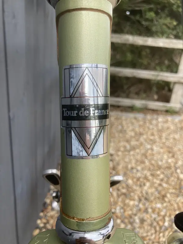 Ancienne plaque de vélo PALMA FLH vintage bike badge
