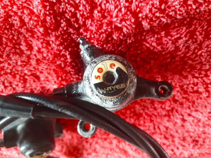 Sold Hayes Sole hydraulic disc MTB brakes front rear pair. Retrobike