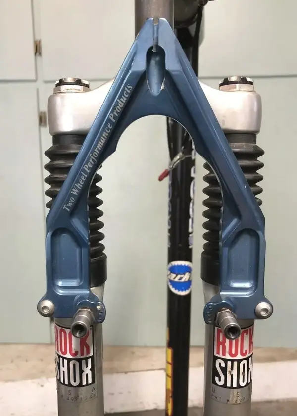 Rockshox Quadra mit TWP Two Wheel Performance Products Brücke_eBay 2.webp