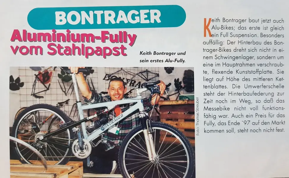 Bontrager Alu-Fully Vorstellung Eurobike aus Bike 1996_10.webp