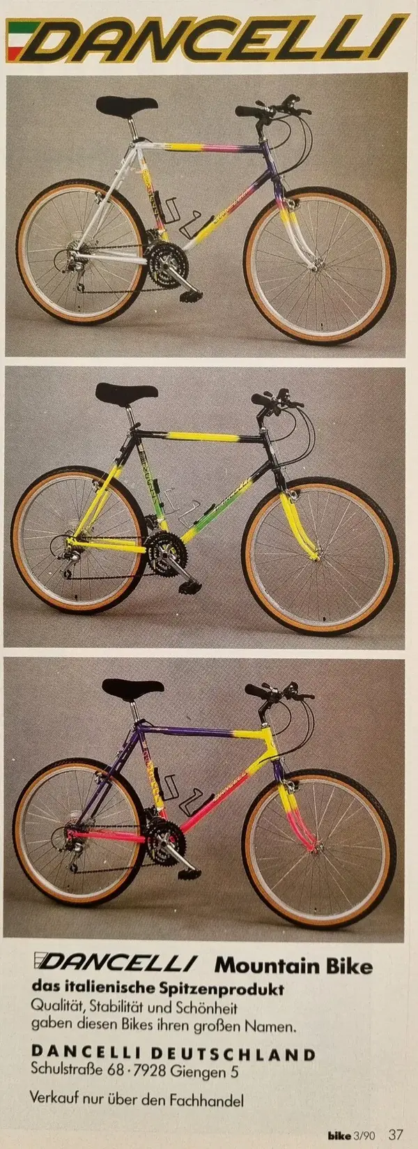 Dancelli Ad aus Bike 3 1990.webp