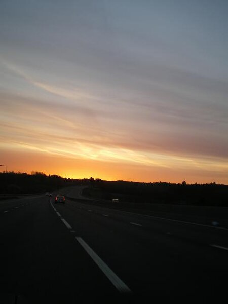 sunrise over the M27! taken while driving.jpg
