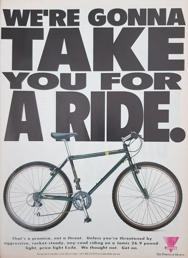Jamis Ad Bicycling 1993.webp
