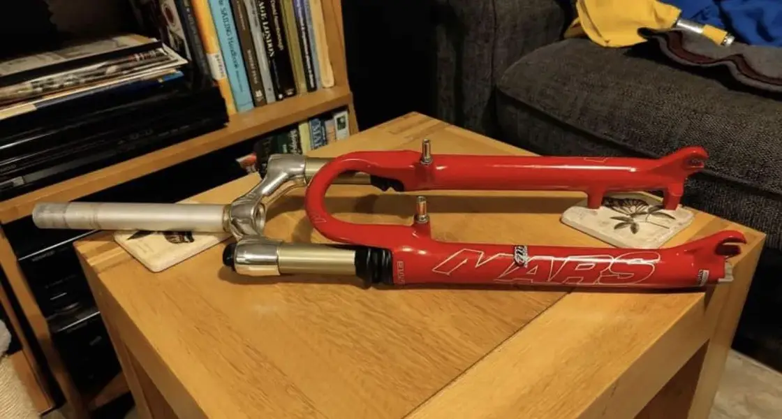 Withdrawn - Manitou Mars Elite Forks, Like New. | Retrobike