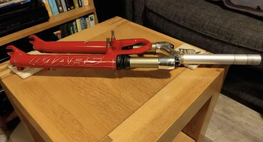 Withdrawn - Manitou Mars Elite Forks, Like New. | Retrobike