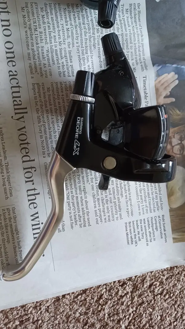 Shimano Deore LX M565 34.9MM Vtt Dérailleur Avant Vintage-Tp/BS