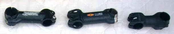 EA30 stem + EA50 stem + Bontrager stem.webp