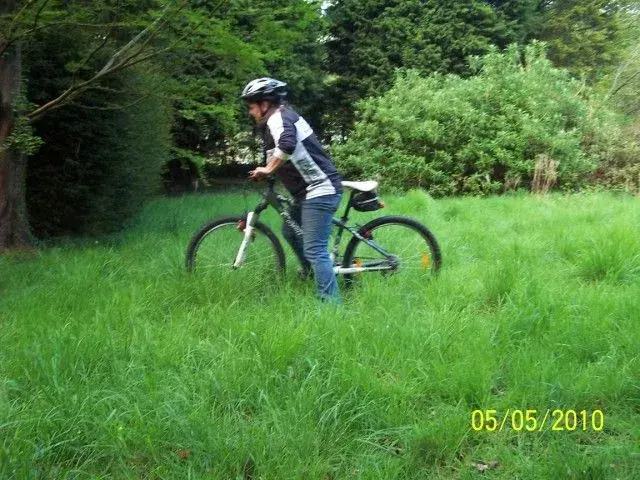 Cheating by walking over the tussocks.webp