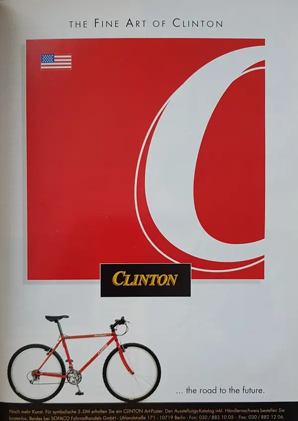 Clinton Ad aus Bike 1994.webp