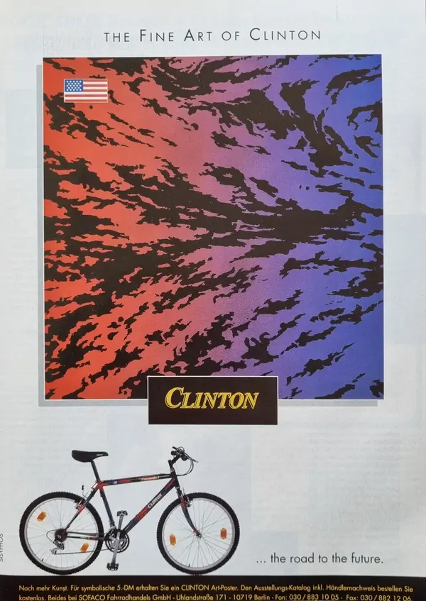 Clinton Ad aus Bike 5 1994.webp
