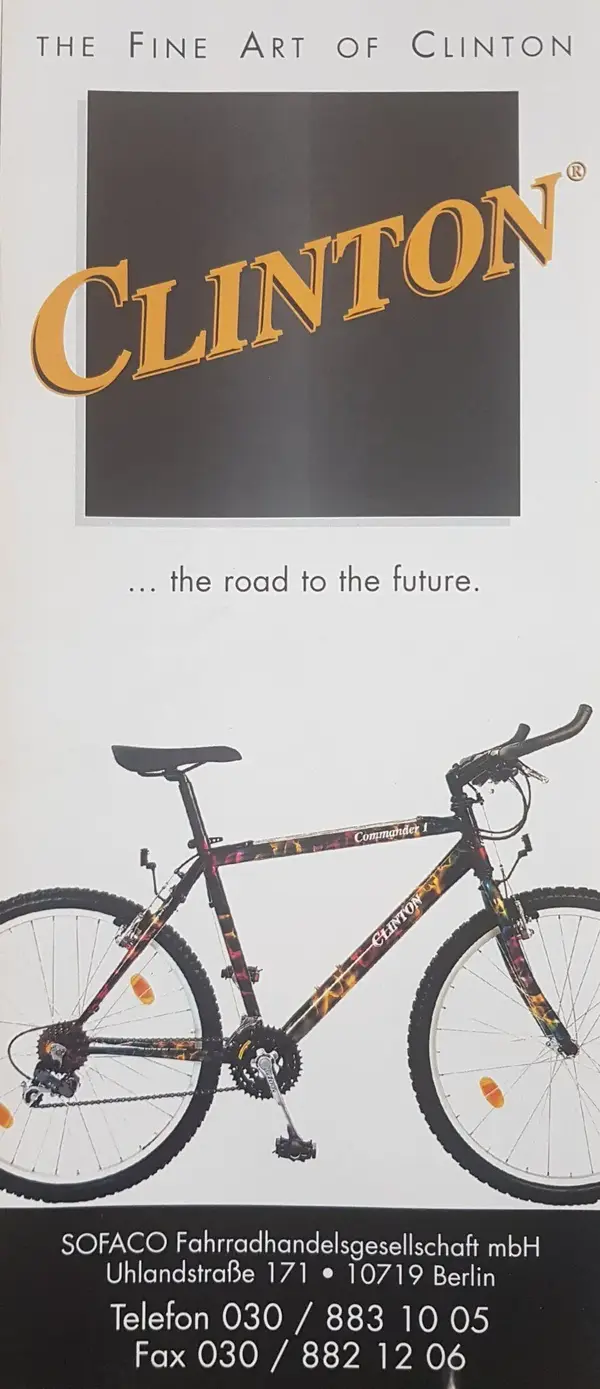 Clinton Ad aus Bike 1995.webp