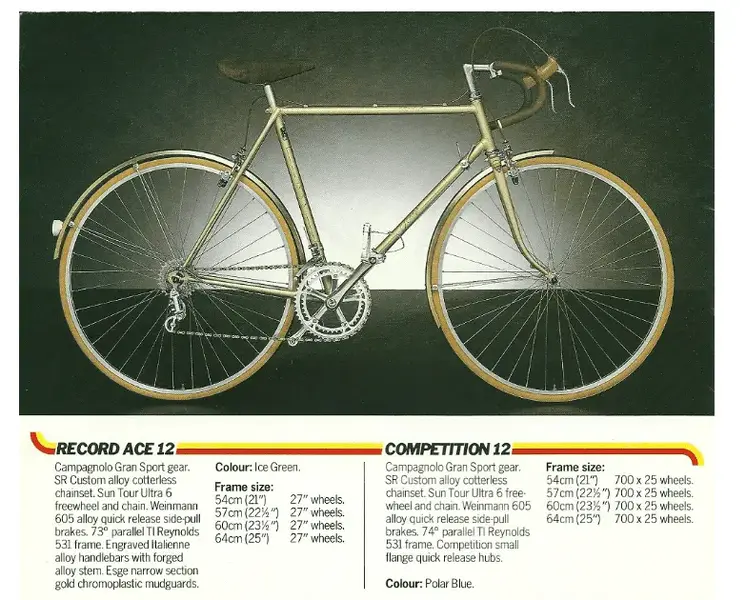 1980 Raleigh Record Ace Retrobike