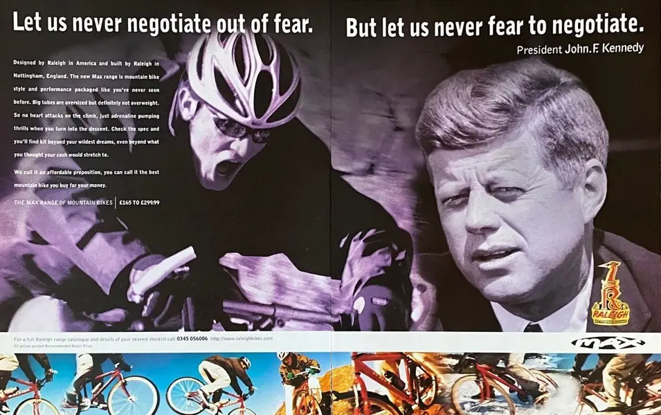 Raleigh Negotiate Ad Max 2001.webp