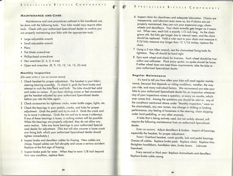 Specialized 1994 Bicycle Owner Handbook 15.webp