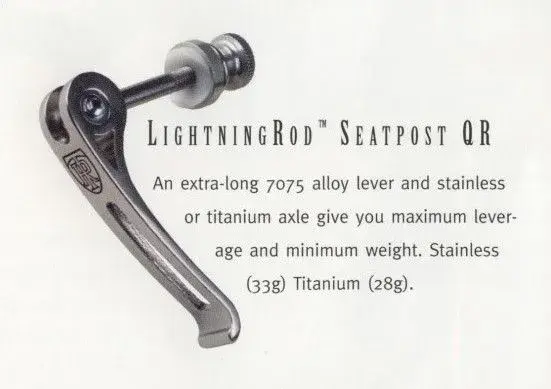 Ritchey Lightning Rod Seatpost QR Schnellspanner 96.webp