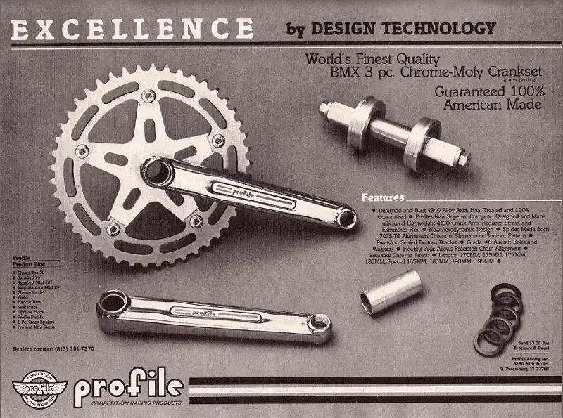 Profile Al cranks Retrobike