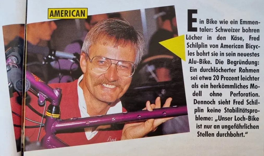 American durchlöchert IFMA Bericht aus Bike 6 1990.webp